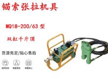 點(diǎn)擊查看詳細(xì)信息<br>標(biāo)題：風(fēng)動(dòng)張拉機(jī)具 MQ18-200-63型 配雙缸千斤頂 礦用錨索張拉機(jī)具 閱讀次數(shù)：227